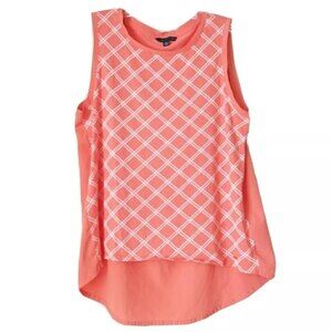 Tommy Hilfiger Orange Sleeveless Tank Top XL
